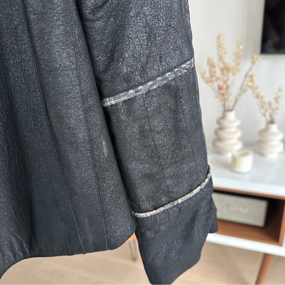 Vintage Gary Graham Leather Bolero Jacket - Picture 5 of 7